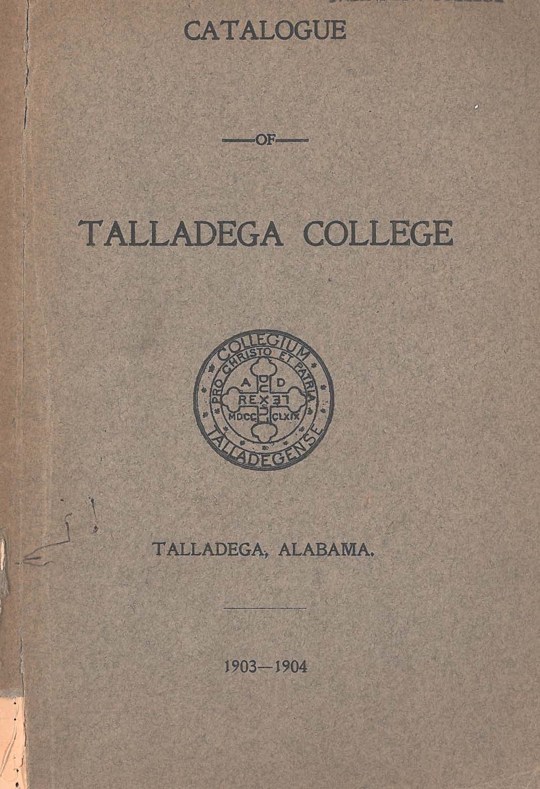 Talladega College Catalog 1903-1904