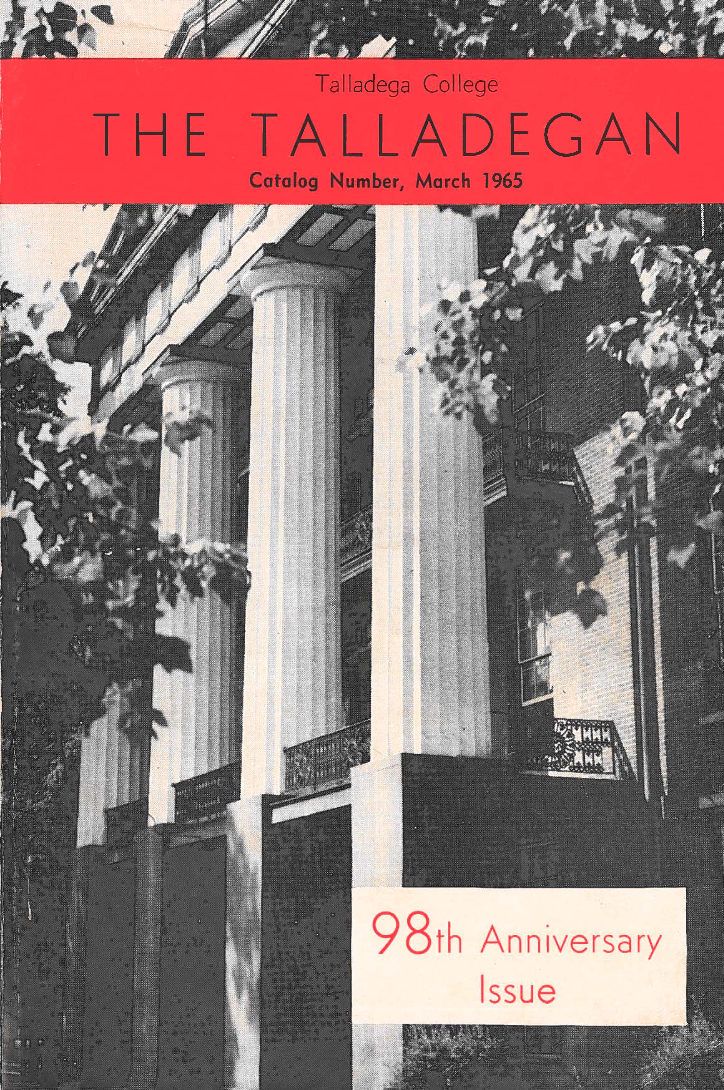 Talladega College Catalog 1965-1966