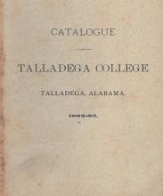 Talladega College Catalog 1882-1883