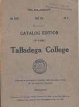 Talladega College Catalog 1909-1910