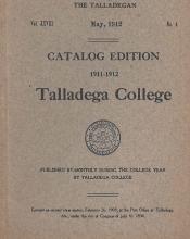 Talladega College Catalog 1911-1912