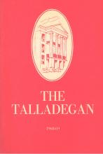 Talladega College Catalog 1968-1969